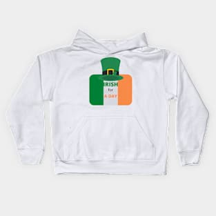 Irish For A Day Graphic Kids Hoodie